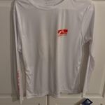 Bluewater gear long‎ sleeve fishing shirt size medium. White Photo 0
