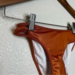 One Teaspoon  eagles shadow bikini bottoms in copper metallic orange NEW XXS Photo 2
