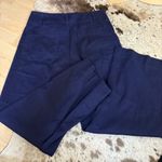 Maeve  The Colette Navy Linen Blend Wide Leg Pants Size 27 Photo 4