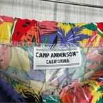 California vintage Camp Anderson  Bermuda Shorts Watermelon Tropical Print Large Photo 4