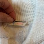 Free People Movement Snowfall Cable Knit Funnel Neck Sweater Top Ivory White Photo 3