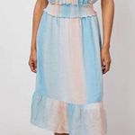Rails  Ashlyn sunset gradient smocked waist dress size small Photo 0
