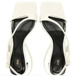 ZARA NEW HEEL LEATHER SANDALS Photo 2
