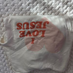 HWLF “I Love Jesus” Sweatshirt White Size M Photo 2