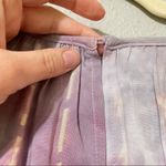 Lulus  Purple & Blue Tie Dye Puff Sleeve Blouse Womens M Boho Romantic Girly Photo 8