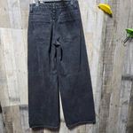 Edikted Raelynn Black Wash High Rise Wide Leg Jeans XS Photo 2