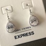 EXPRESS ✨ Cubic Zirconia Halo Teardrop Earrings✨ Photo 2