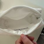 Embroidered Skincare Pouch White Photo 2