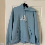 Adidas Sky Blue Pullover Hoodie Photo 1