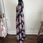 Torrid  Black Maxi Dress Flutter Floral Easter Size 1 Photo 3
