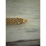 Vintage Kenneth Jay Lane KJL Goldtone Panther Link & Rhinestone Bracelet Gold Photo 4