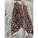 Chelsea28  SLEEVELESS FAUX WRAP MIDI DRESS IN NAVY LEOPARD NWT WOMEN'S SIZE S Photo 9