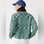 Monrow Space dye crochet green multicolor cardigan size small Size M Photo 1