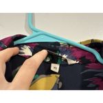 Tucker Silk Crepe de Chine Floral Collared Long Sleeve Dress XS Photo 4