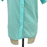 J.Crew  Classic-Fit Short-Sleeve Lightweight Cotton Poplin Shirt Blue‎ Size 0 Photo 2