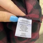 BP Nordstrom Purple black wool blend plaid button down shaket flannal XXS Photo 4