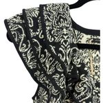 Leifsdottir Ruffle Neck Sleeveless Wool Cashmere Sweater Dress XS Black Photo 6