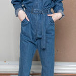 Rachel Comey Glitch Jumpsuit in Indigo Blue Denim Size 4 Photo 0