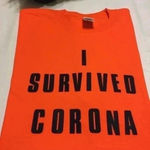 Gildan COPY - Survived  Corona  T Shirt  size LG Photo 7