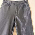 MOTHER Denim MOTHER The Insider ankle faux leather pants black size 26 Photo 6