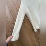 White Stag Vintage  Cream Sweater- Size large 12/14 pom pom Y2k cozy boho‎ Photo 6