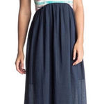 Roxy ⭐️ Damien all washed out sleeveless embroidered maxi dress size small Photo 0