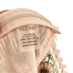 Alexis NWT Alekyra One-Shoulder Crop Top Spring Dandelion Green Pink Small Photo 3