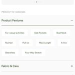 Halara  medium Ribbed Boat Neck Asymmetric Ruched Pocket Flowy Maxi Casual Dress Photo 12