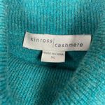 Kinross Cashmere Teal Green Turtleneck Long Sleeve Cashmere Sweater Sz.XL Photo 3
