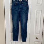 Madewell Curvy High-Rise Skinny Jeans in Lanette Wash Size 25 NWOT Photo 2