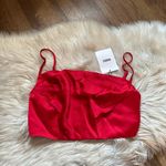 Nookie  Dream Draped Crop In Red Photo 1