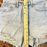 Wild Fable  Denim Shorts High Rise Cutoff Distressed Light Wash Size 6‎ Photo 7