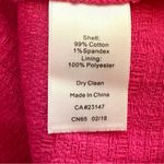 Talbots  Textured Colorblock Sheath Dress Size 8 White Orange Pink Colorful Event Photo 9