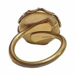 SARAH COV Vintage Dome Red Ring Size 5 Photo 4