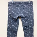 Free People  Floral Print Skinny Ankle Jeans Size 25 Photo 5