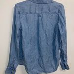 American Eagle PRE OWNED Blue Button Down Collared Top XS Photo 1