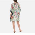 Tommy Bahama NWT  $138  Jacquard Floral Short Beach Tunic Cover-up Size S/M Photo 4
