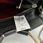 Henri Bendel Marquis Mini Haircalf Floral Appliqué Satchel Sequin Beaded Photo 9