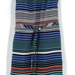 Merona Women's Striped High Low Hem Sleeveless Sundress Green Orange Size XS Photo 0