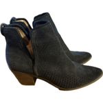 Lucky Brand  Women's Black Ankle Booties Size 9‎ Side Zip Block Heel Photo 1