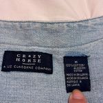 Liz Claiborne Light Blue Denim Button Down Shirt Photo 1