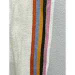 Faherty  Womens Jogger Small Beige Organic Cotton Cashmere Blend Rainbow Stripe Photo 3
