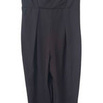 Saks 5th Avenue RED SAKS FIFTH AVENUE Lace Detailed Pleated Jumpsuit Black Small Photo 0