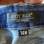 Judy Blue  Skinny Fit Jeans 14W Stretch Distressed  Mid Rise Denim Photo 5