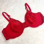 Marilyn Monroe Vintage Warner’s  Vibrant Red Lace Front Close Bra Size 36C Photo 2