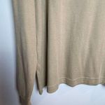 Erika  Turtleneck Size XL Women's Tan Neutral Classic Preppy Capsule Wardrobe Photo 1