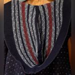 Free People Cottagecore Blue Hearts Wool Hooded Button Cardigan Sweater Size XS Photo 11