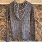 Roxy Womens XS Knit Pullover Hoodie Gray Long Sleeve Photo 1