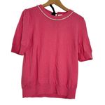 Kate Spade  Petunia Pink Wool Blend Pearl Sweater Photo 1