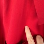 Lane Bryant Red Button Down Shirt Sz 22/24 Lightweight Holiday Christmas Office Photo 5